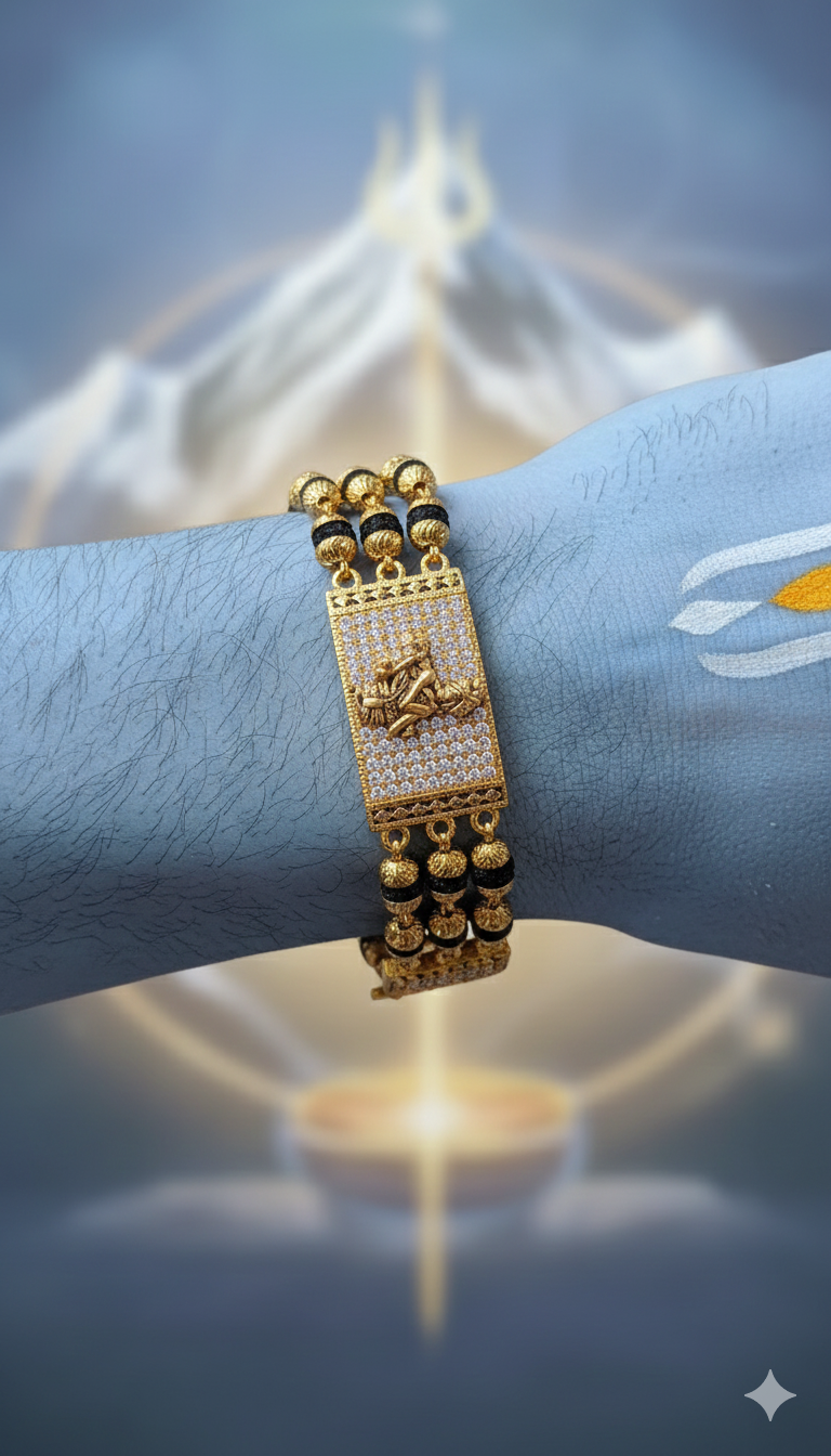 3 line krishna bracelet