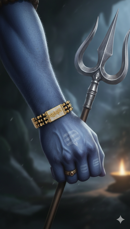 3 line mahadev bracelet