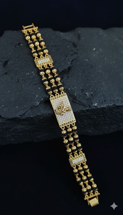 3 line krishna bracelet