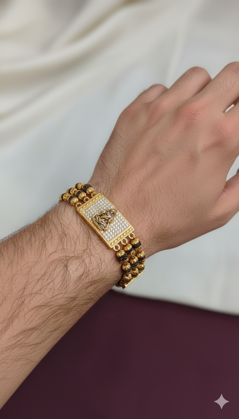 shiv 3 line bracelet