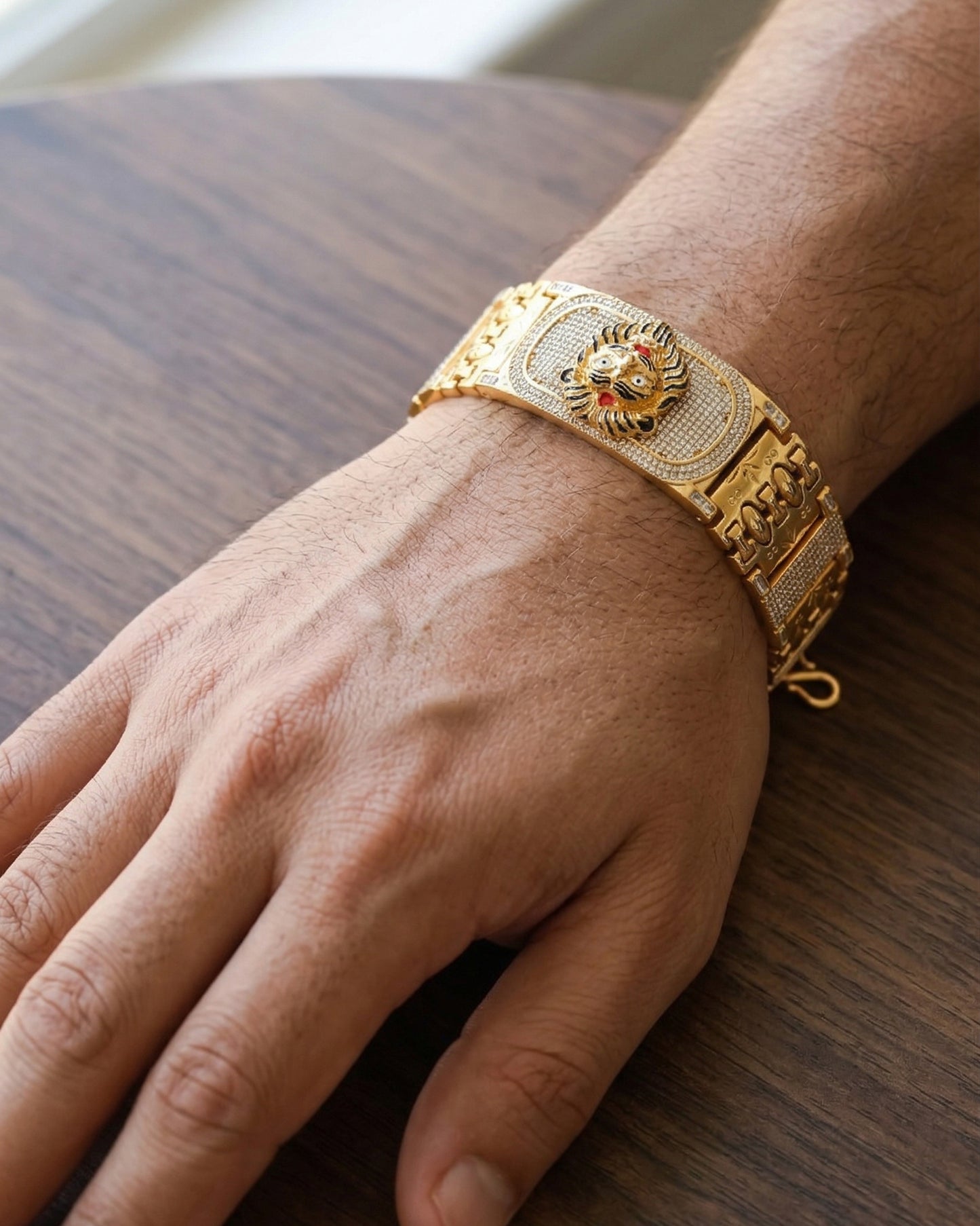 Big  lion Symbol Bracelet